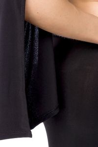 Saresia Damen Gogo-Kleid Abendkleid Minikleid, Größe:XS, Farbe:Schwarz