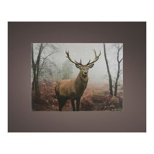 LED Gemaelde Tiere Hirsch 1.8 x 60 x 80 cm Stückpreis