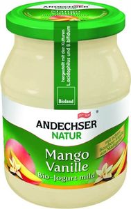 Andechser Natur Jogurt Mango-Vanille 3,8% -- 500g