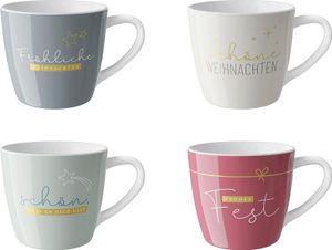 LA VIDA Maxi hrnček s displejom 400ml Cosy Xmas 12 kusov