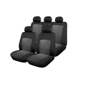 Sitzbezug Grau Sitzbezüge Satz Schonbezüge Premium 100% Polyester Set Komplettset für