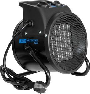 Grzejnik elektryczny GÜDE GEH 3000P z termowentylatorem 230V 3000 Watt ceramiczny