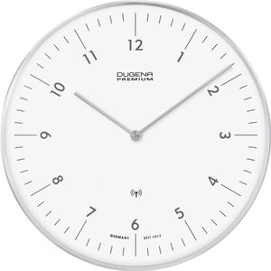 DUGENA 7000998 Funkuhr Wanduhr Analog weiß arabisch
