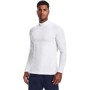 Under Armor Cg Armor Fitted Mock-Wht - 1366066-100