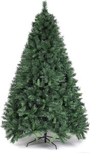 Salcar Künstlicher Weihnachtsbaum Künstlicher Spritzguss Weihnachtsbaum 210cm Tannenbaum Weihnachtsdeko, Edeltanne, Nordmanntanne Premium Edel