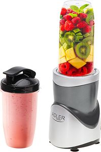 Blender do Smoothie Koktajli 1200W + 3 Bidony i Kubek Kruszenie Lodu Zestaw