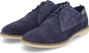 Bugatti Herren Businessschuhe/ Halbschuhe Dunkelblau RaulederGröße:45 Bugatti Herren Businessschuhe/ Halbschuhe Dunkelblau RaulederGröße:45