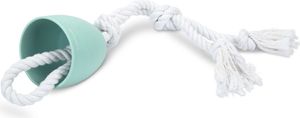 welpenspielzeug Pullina 50 cm Gummi/Nylon grün/weiß