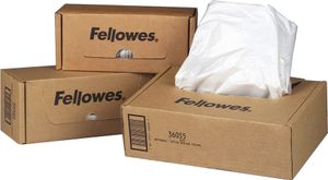 Fellowes Abfallsack für Aktenvernichter bis 165 Liter transparent 50 Stück