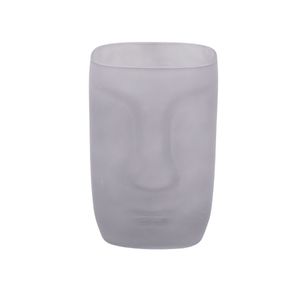 Vase Face - grau - Glas - 13x20 cm