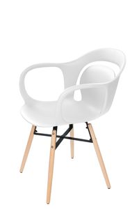 Kayoom - Moderner Stuhl Chuck 110 4er-Set Weiß