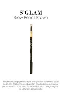 MNZ ceruzka na obočie (BRUSHED EYE BROWN PENCIL) Hnedá