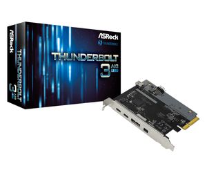 ASRock Thunderbolt 3 AIC R2.0 - PCIe - DisplayPort,Mini DisplayPort,Thunderbolt 3 - PCIe 3.0 - Schwa