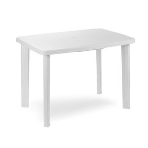 Gartentisch Weiß 100x70x72cm