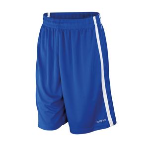 Spiro - Pánské basketbalové šortky PC6364 (XS) (Královská modrá/bílá)