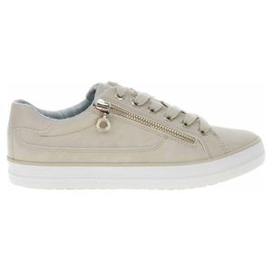 s.Oliver Damen Schnürschuhe moderne Sneaker Reißverschluss 5-23615-30, Größe:40 EU, Farbe:Beige