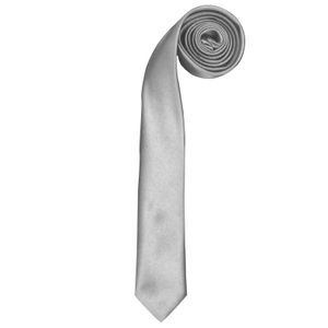 Premier pánska kravata, úzka (2 ks/balenie) RW6949 (jedna veľkosť) (strieborná)