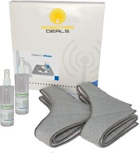 Roboter-Deals Zubehör-Set für Ecovacs Winbot W950 (2x Pad, 2 Spezialreiniger)