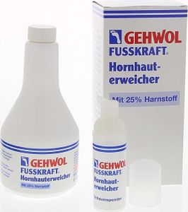 GEHWOL Fusskraft Hornhauterweicher, 25% Harnstoff mit Schaumspenderflasche, Hornhautentfernung, 500m
