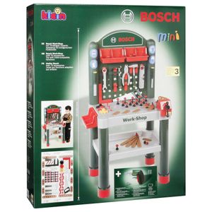 Theo Klein 8310 wie 8320 Bosch Work Shop große Werkbank 100 cm 75 tlg Zubehör