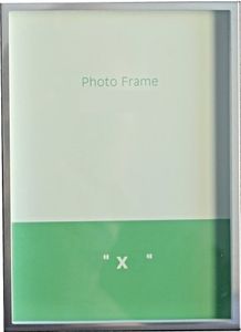 DEEP FRAME M190103 rámik kov 10x15 strieborný