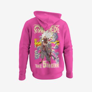 Nachhaltiger Bio Damen Cospaly Hoodie Anime Monkey D. Luffy Gear 5 Piraten Manga Nerd Oatku Geek