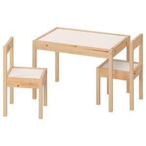 IKEA Lätt Kindertisch mit 2 Stühlen Kinder Stuhl Tisch Set Kindermöbel NEU
