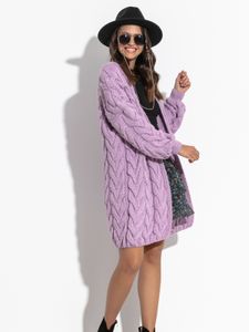 Fobya Weibliche Strickjacke Pearl violet 36/38