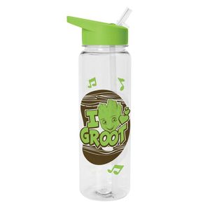 Guardians Of The Galaxy - Flasche "I'm Groot", Kunststoff PM3390 (Einheitsgröße) (Transparent/Grün/Braun)