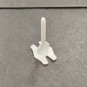 100 Gewindelaschen 2mm Fuge für Fliesen-Nivelliersystem 100 Gewindelaschen 2mm Fuge für Fliesen-Nivelliersystem
