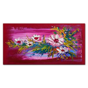 Coloray Kuchyňský Panel 140x70cm Skleněný splashback Nástěnný grafický Stěny Ochrana - Nástěnný panel Větev květin