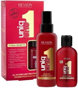 Revlon Uniq One DUO Pack Hair Treatment 150ml + All in One Shampoo 100ml