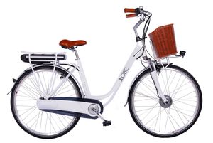 LLobe E-Bike 28" Alu City Bike White Motion 2.0 36V/15,6Ah, 7-Gang Shimano