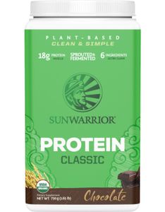 Sunwarrior Protein Classic 750 g Vanille / Veganes / Pflanzliches Protein / Ein köstliches pflanzliches Protein aus braunem Reis mit hypoallergener Zusammensetzung