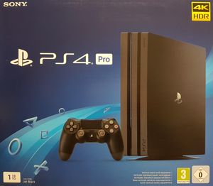 Sony PlayStation 4 Pro Herní konzole PS4 1TB s ovladačem 4K Gaming Jet Black