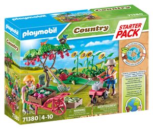 PLAYMOBIL Country 71380 Starter Pack Bauernhof Gemüsegarten
