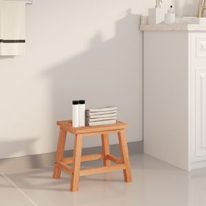 vidaXL Stołek 29x22,5x25,5 cm z litego drewna orzechowego