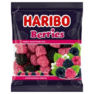 Haribo Berries beliebte Himbeeren mit einem softem Geleekern 175g