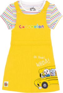 Cocomelon - "Oh Yeah! Whoa!" Súprava šatových sukní pre dievčatá NS8446 (104) (žltá)