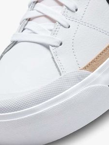 Nike Court Legacy Lift - Weiß / Schwarz Synthetik Größe: 39