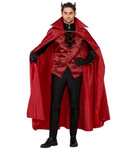 Höllenfürst-Herrenkostüm Halloween-Outfit schwarz-rot