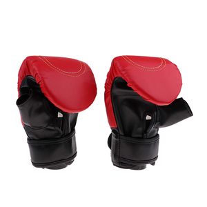 Taekwondo Boxing Training Handschuhe Muay Thai Sparring Boxsack Mitts rot Farbe rot