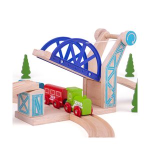 Bigjigs Rail Blaue Hebebrücke