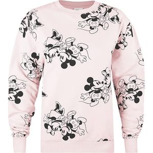 Disney - Sweatshirt für Damen TV1016 (L) (Blassrosa/Schwarz)