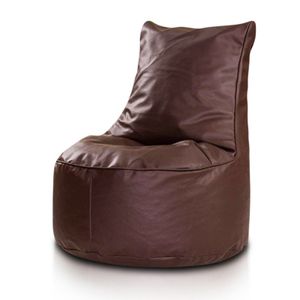Seat Sitzsack Beanbag S  Sessel - Weich und Bequem – Modern – Farbe: E13 Dunkelbraun