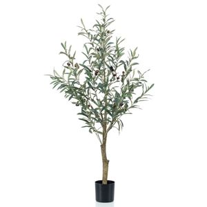 Maison Exclusive Umelý olivovník 115 cm v plastovom kvetináči