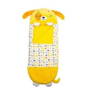 Spielkissen und Schlafsack für Kinder Gelb Hund - PILLOSACK