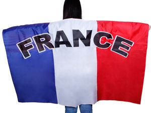 Flaggen Cape als Fanumhang, Modell wählen:Frankreich