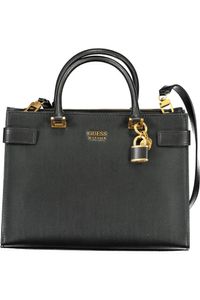 GUESS JEANS Bag Ladies Textile Black SF15802 - Veľkosť: One Size Only