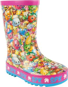 Shopkins - Dievčenské gumáky s opakovanou potlačou NS4560 (27 EU) (Viacfarebné)